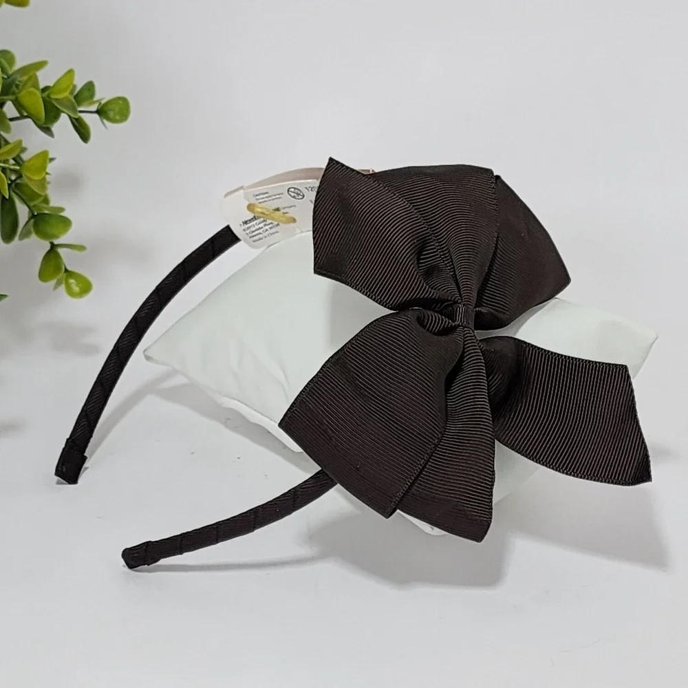 Goody Girls Headband Dark Brown Bow - 1 Pc - Brand new